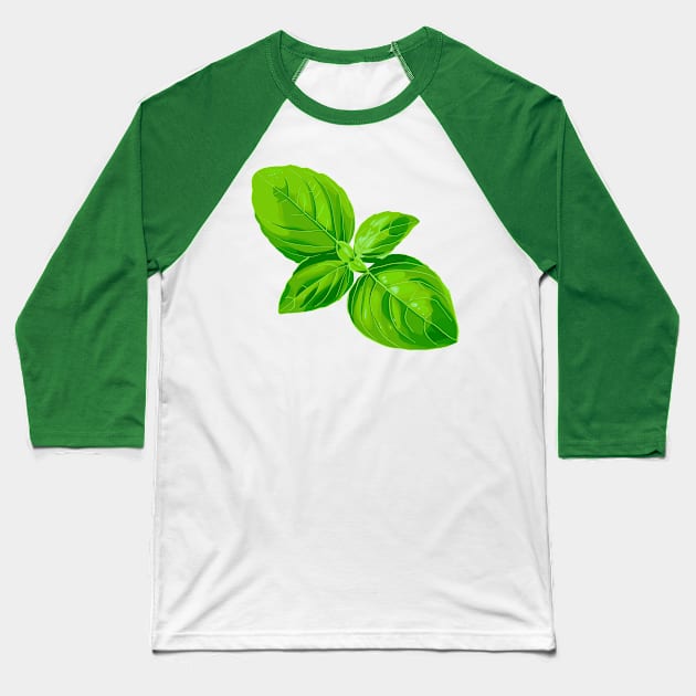 Basil Baseball T-Shirt by Mimie20